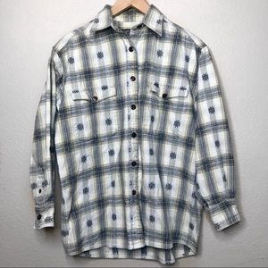 Western style button up/flannel E5